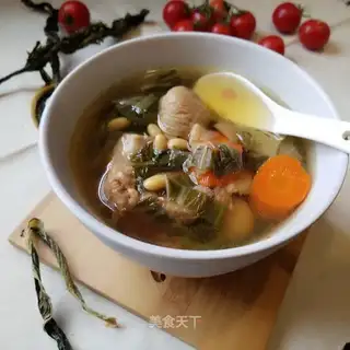 Soup with figs