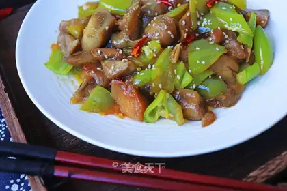 Pepper and eggplant