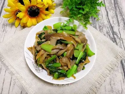 Scrambled mushrooms