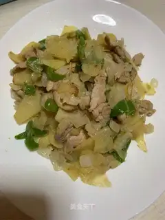 Fried meat