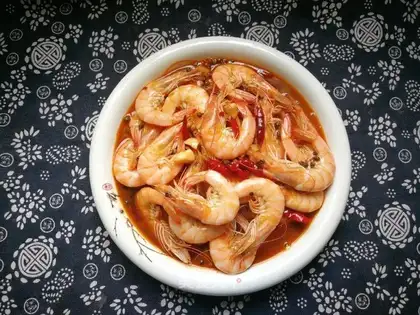 Beer spicy shrimp
