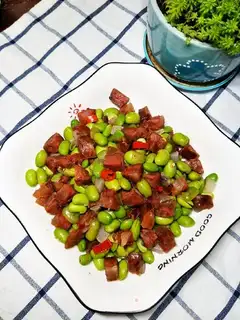 Bean fried sausage
