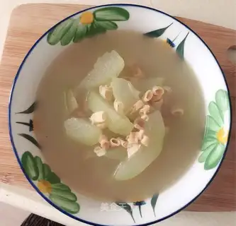 Worm melon soup