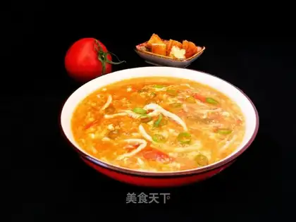 Spicy meat soup