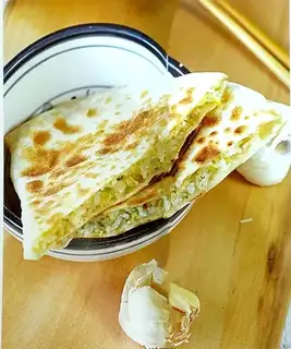 Cabbage fan pie