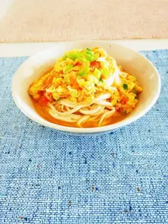 Tomato eggs for noodles