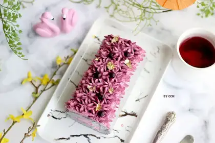Black-Eyed Chestnut Cake roll