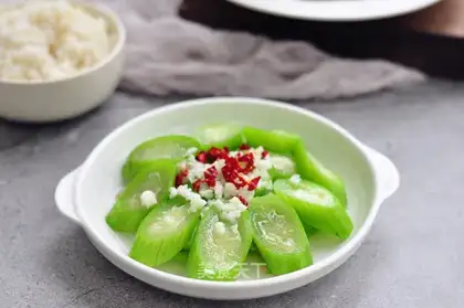 Garlic silk melon