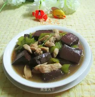 Chicken chest and duck blood