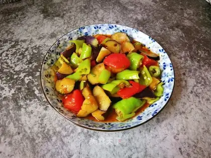 Pepper and eggplant