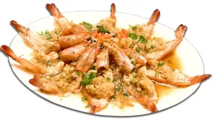 Flowers with rich shrimp