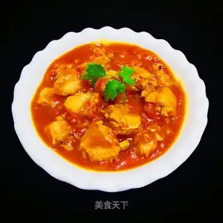 Sour sweet eggplant chicken wings