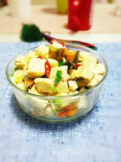 ♪ Little onion egg tofu ♪