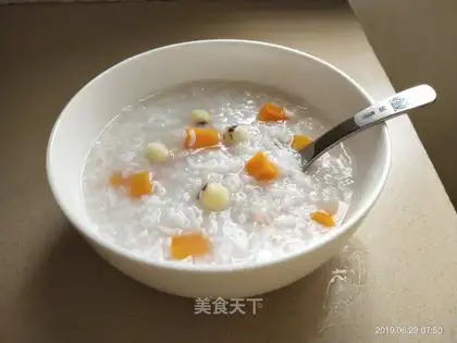 Lotus carrot porridge