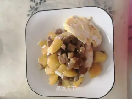 Beef potato caps