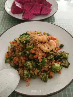 Super cereal shrimp rice