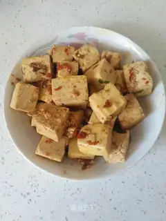 Creamed pepper sauce, tofu