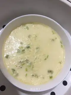Oyster steamed eggs