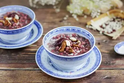 Red bean bean confection