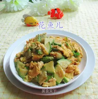 Scrambled duck eggs