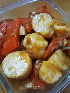 Shrimp skin, tofu