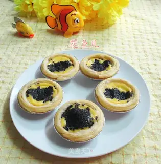 Black and sesame eggs