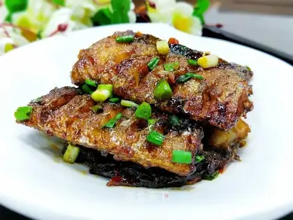 Red-fried fish