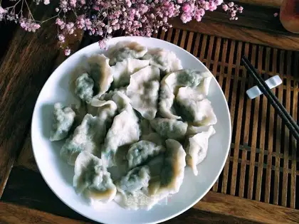 Celery dumplings