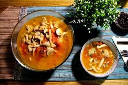 Frozen mushroom soup
