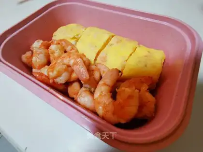 Shrimp with egg and shrimp
