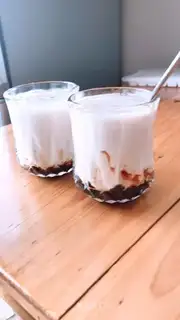 Caramel pearl tea