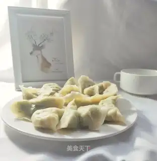 Three fresh dumplings