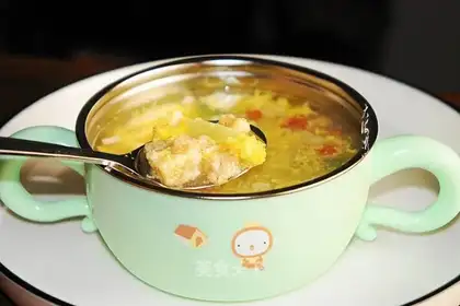 Tomato tofu egg soup