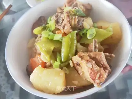 Potato pepper chicken