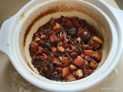 Soybeans dry stew