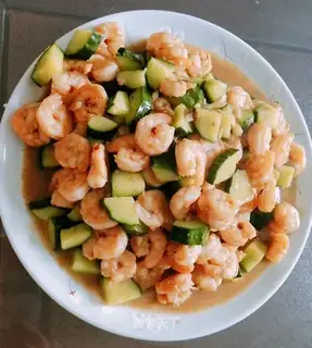 cucumber shrimp
