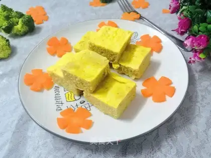 The broccoli chicken cake
