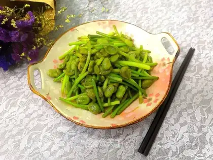 Garlic seed beans