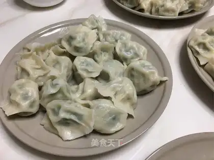 Three fresh dumplings