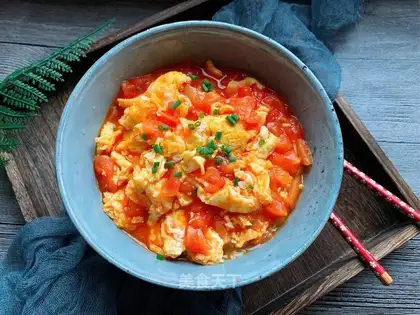 Tomato egg noodles