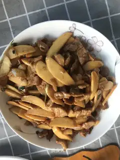 White fried meat