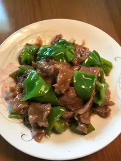 Beef chips and pepper