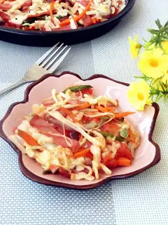 Rice pizza