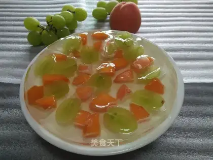 Milk and fruit ice powder