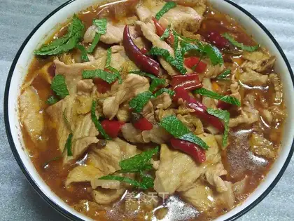 Boiled meat