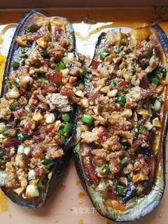Roast eggplant