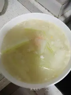 Pork shrimp and egg soup