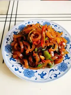 Fried meat