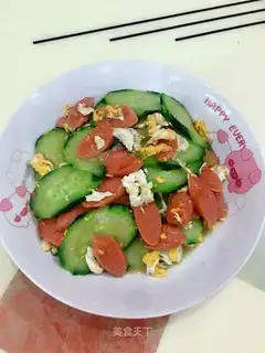 Egg ham and cucumber
