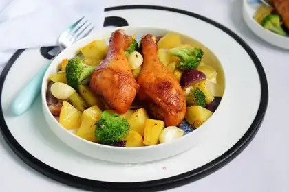 Potato chicken leg